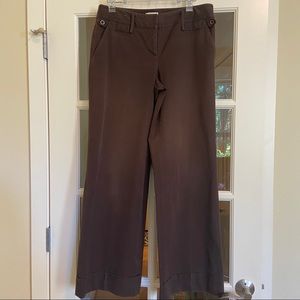Ann Taylor LOFT Brown Wide Legged Dress Pants